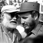 Osvaldo Salas - Heminway con Fidel Castro