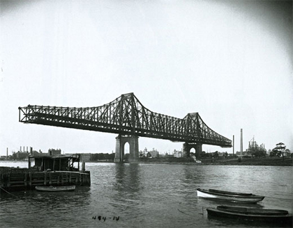 El puente de Queensboro, 1907.