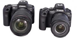 Canon EOS R5 y EOS R6, nuevas sin espejo de formato completo de alta gama Canon EOS R5 y EOS R6