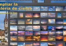 Tutorial: ampliar la galería de cielos de Photoshop CC 2021 Ampliar la galería de cielos.