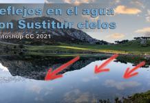 Tutorial: sustitución de cielo con reflejos en el agua Photoshop CC 2021 sustitución de cielo con reflejos en el agua