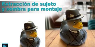 Extraer un objeto y su sombra para montaje . Tutorial Extraer un sujeto y su sombra con Photoshop