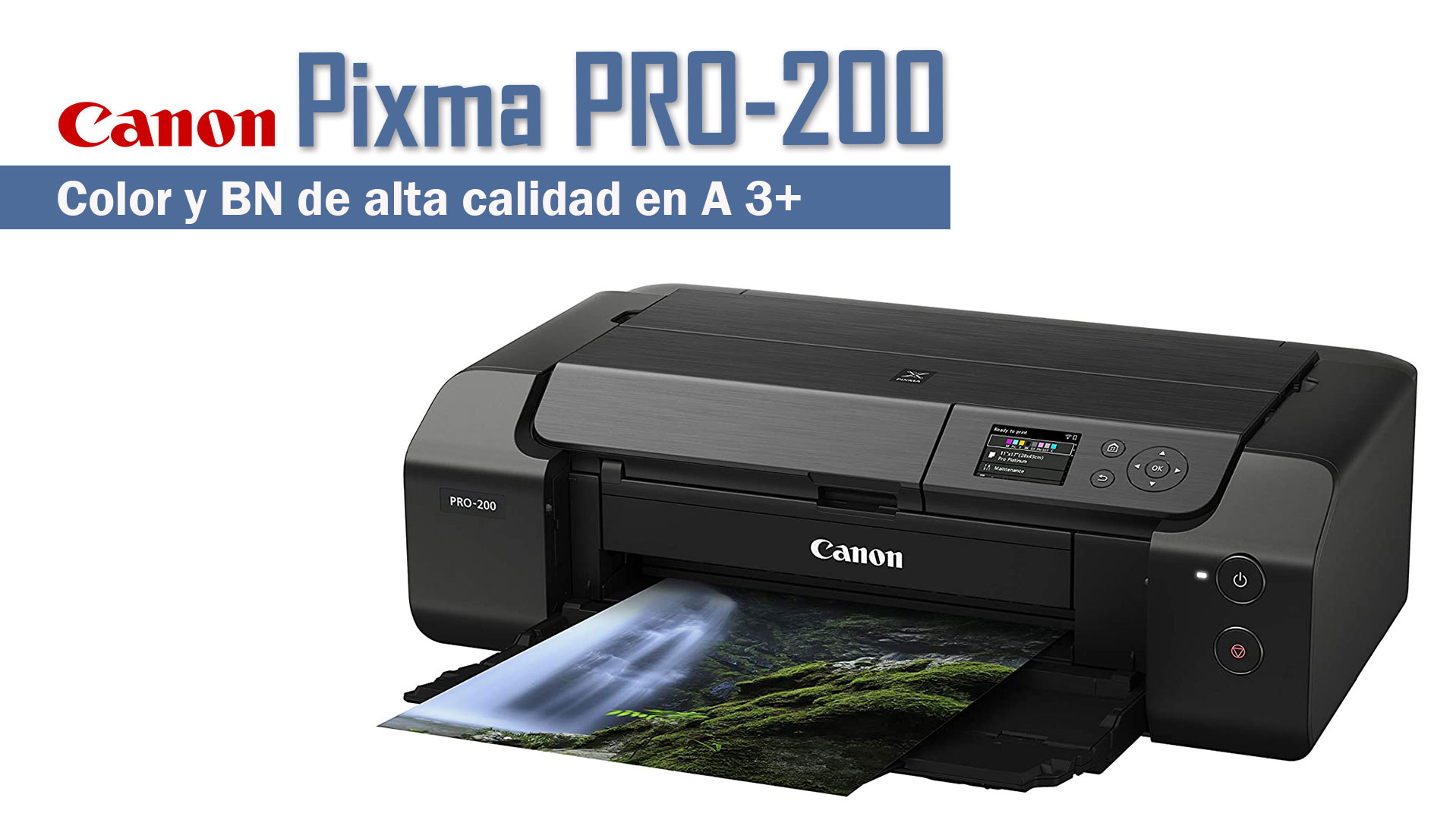 trapo Oh querido de Canon PIXMA PRO-200, A 3+ de calidad en blanco y negro y color 