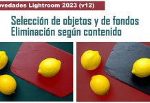 2 Novedades Lightroom 2023 v12: Selección de objetos y fondo y Eliminación según contenido