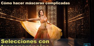 Cómo hacer selecciones de materiales transparentes con Photoshop