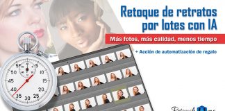 Retoque de Retratos por Lotes con IA: Acelera tu trabajo con Retouch4Me y Photoshop