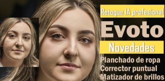 Novedades Evoto: arrugas de ropa, corrector puntual, matizador de brillos, celulitis