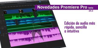 Todas las novedades Premiere Pro beta: edición de audio rápida e intuitiva