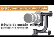 Cabezal de trípode de cardán de K&F Concept: 20 kg de carga para naturaleza y deporte