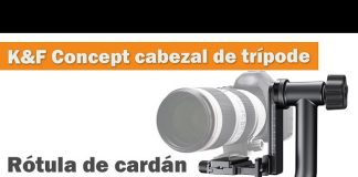 Cabezal de trípode de cardán de K&F Concept: 20 kg de carga para naturaleza y deporte