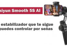 Zhiyun Smooth 5S AI: el estabilizador que sigue tus movimientos y controlas por señas